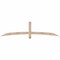 Ekena Millwork Bellingham Smooth Timber Gable Bracket, Douglas Fir, 84"W x 21"H x 1 1/2"D x 3 1/2"F, 6/12 Pitch GBW084X21X0204BEL00SDF - alternate 1